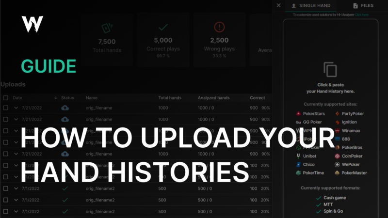 How to Upload Your Hand Histories